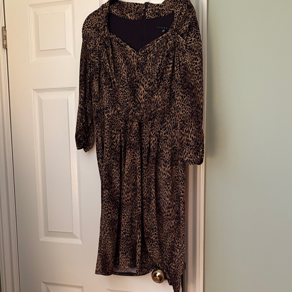 Leopard print dress
